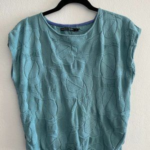Gudrun Sjoden Short Sleeved Sweater Cotton Blue